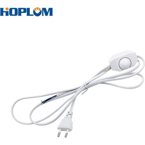 1.8m Light Dimmer Line Cord Light Switching Button LED Cable EU / US Plug