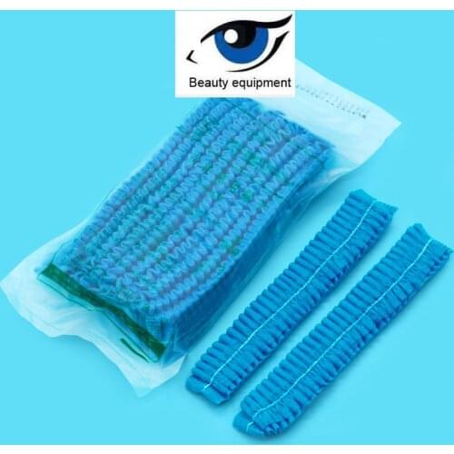 1pcs Disposable Aseptic Dust Cap Blue Non-woven Hat Bar Cap Beauty Styling Cap