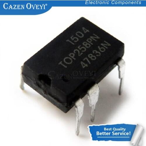 10pcs/lot TOP258PN TOP258P TOP258 DIP-8 In Stock