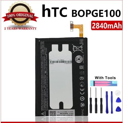 100% Original 2840mAh BOPGE100 Battery for HTC ONE M9 M9+ M9W One M9 Plus M9pt Hima Ultra 0PJA10 0PJA13 Battery With Tools