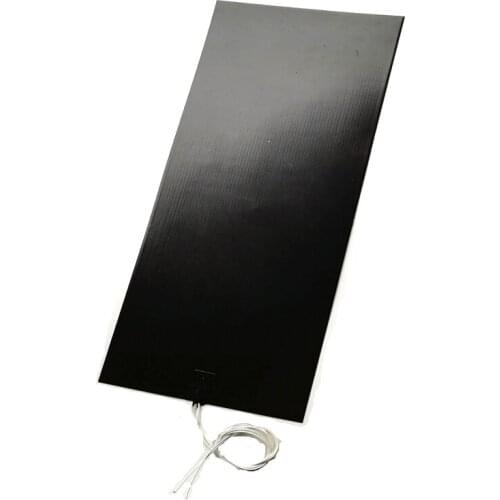 240V 600W 300*800*1.5mm Silicone Heater adhesive 1 side 100k thermistor 1000mm lead wire come out from middle of 300mm side