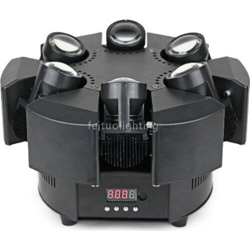 6/lot led light stage dj 6x10w rgbw 4 in 1 lyre led beam stage light moving head