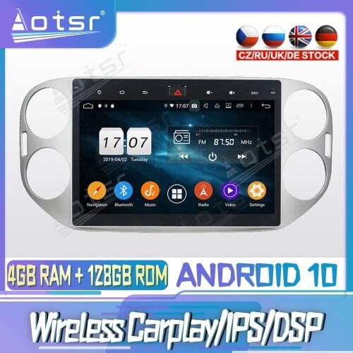 Android 10 PX6 128G For Volkswagen Tiguan 2013-2015 DVD GPS Navigation Auto Radio Stereo Video Multimedia Player HeadUnit 2din