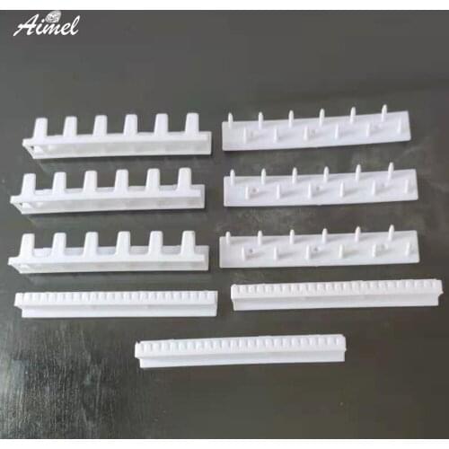White Adhesive Wall Hanging Shelf Ring Jewelry Organizer Necklace Earrings Keys Display Rack Holder Watch Sticky Hooks 9Pcs