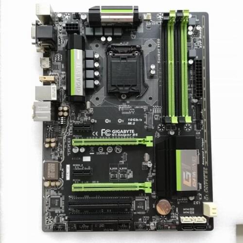 For Gigabyte GA-G1.Sniper B6 Original Used Motherboard G1.Sniper B6 B85 Socket LGA 1150 DDR3 USB3.0 SATA3.0