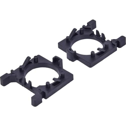 Hot sale 2Pcs Black Car LED Bulb Holder Adapter Sockets Base for MK2 H7 Halogen Upgrade to LED Base