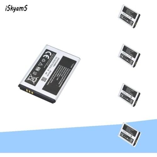 ISkyamS 5pcs/lot 800mAh AB463446BU Replacement Battery For Samsung SGH GH E251 E258 E350 E428 E500 X208 E900 E908 C512 X630 X680