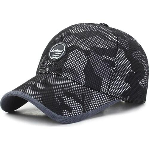 Camouflage Mesh Baseball Cap Cotton Military Caps Cadet Army Caps Unisex Casual Outdoor Cap Trendy Sun Hats