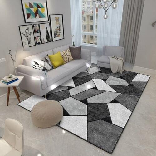 Ins Nordic Carpet Mat Living Room Coffee Table Blanket Modern Minimalist Bedroom Room Full Bed Blanket Large Area Home