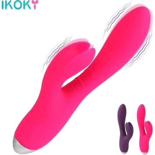 Bunny Rabbit Vibrators Adult Products G-spot Clitoris Stimulator 10 Modes Dual Motor Kneading Sliding Massage Sex Toys For Women