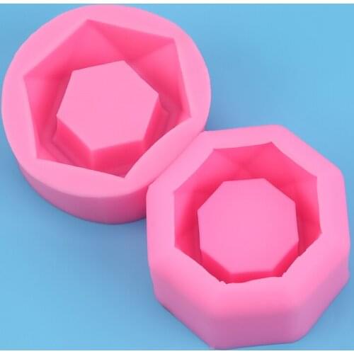 Hot 3D Flowerpot Aromatherapy Plaster Candlestick DIY Cement Planter Pot Mould Creative Plant Making Concrete Silicone Mold