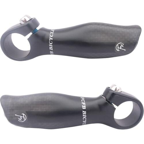 FCFB Carbon Fiber MTB Bicycle Handlebar Bar Ends 22.2MM matt Mountain Bike Bar End Bicycle Parts