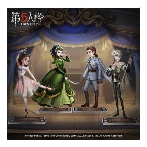 New skin Game Identity V Mercenary Bloody Queen Perfumer Aesop Carl Stand Model Plate Creative Cute Acrylic Desktop Toy Gift NEW