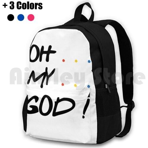 Oh My God! | Best Friends Janice Quote Outdoor Hiking Backpack Riding Climbing Sports Bag Tv Series Sitcom 90S Tv Phoebe Horse
