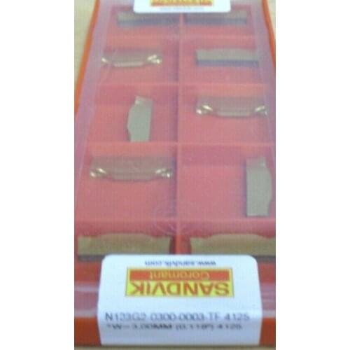 ORIGINAL 10PCS CARBIDE INSERT N123G2-0300-0003-TF 4125