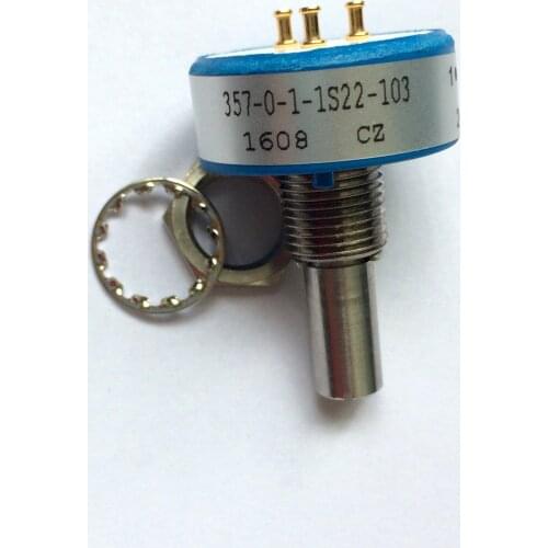 [YK] original 357-0-1-1S22-103 10k 20% Vishay Conductive Plastic Potentiometer switch
