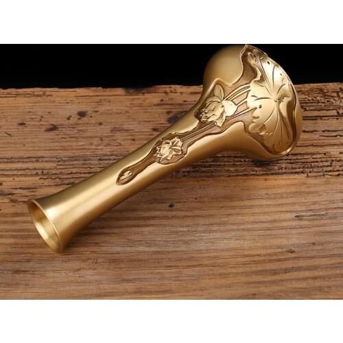 Living Room Crafts Chinese Retro Office Decorations Flower Arrangement Dried Flower Vase Bedside Table Creative Decoration