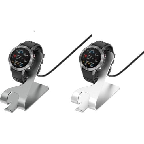 Charger Aluminum Alloy Stand For Garmin fenix6/5 Vivoactive3 Watch Charging Cable Smart Watch Charger Dock