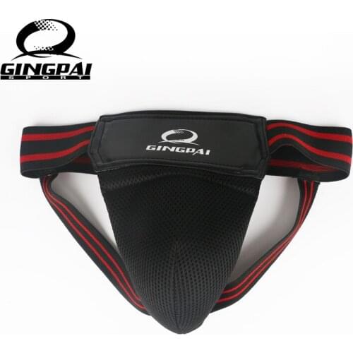Hot Sale Adult Male Red MMA Crotch Protector TKD Karate Groin Guard Child Men Groin Protector Kick Boxing Protection Jockstrap