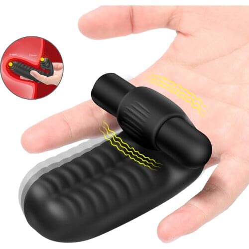 IGRARK Sex Toys For Women Finger Sleeve G Spot Vibrator Climax Chastity Clitoris Stimulator Vagina Massage Adult Products