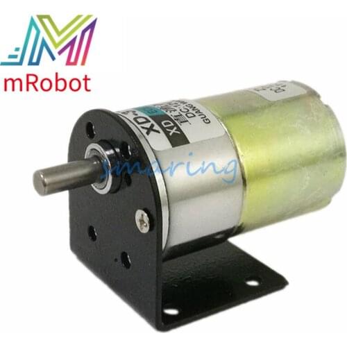 37 DC Brushless Gear Motor 12V DC Motor with Bracket Slow Motor Miniature Brushless Speed Control Motor