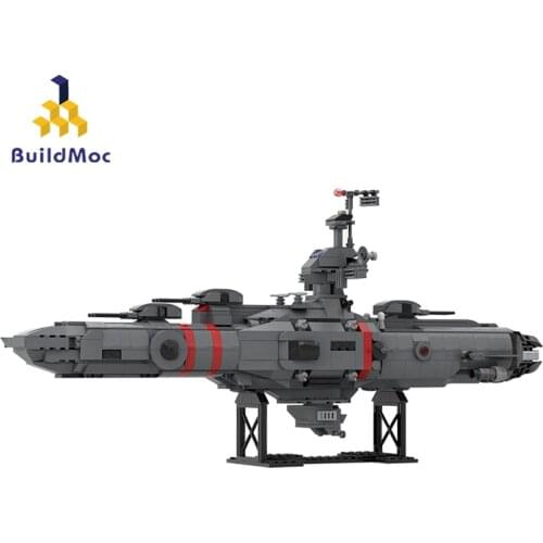 Buildmoc Space Wars Ship Cruiser Fighter Military Battelship Assembly Sets Model Building Blocks Bricks kids Toys For Boys Gifts