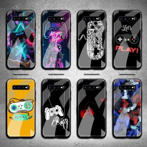 Gamer GamePad Phone Case Tempered Glass For Samsung S20 Plus S7 S8 S9 S10 Plus Note 8 9 10 Plus