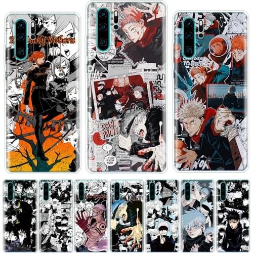 Hot Jujutsu Kaisen Anime Phone Case For Huawei Honor Y5 Y6 Y7 Y9 Y9 9 10 20 Lite Pro 7A 7X 8S 8X 8A 9X 1020i 2019 Cover Shell Co