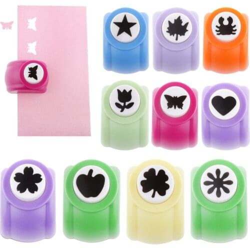 Kids Creative DIY Craft Paper Border Punch Scrapbook-Pentagram Cutter Scrapbooking Tool for Envelopes Cards Decoration Supplies