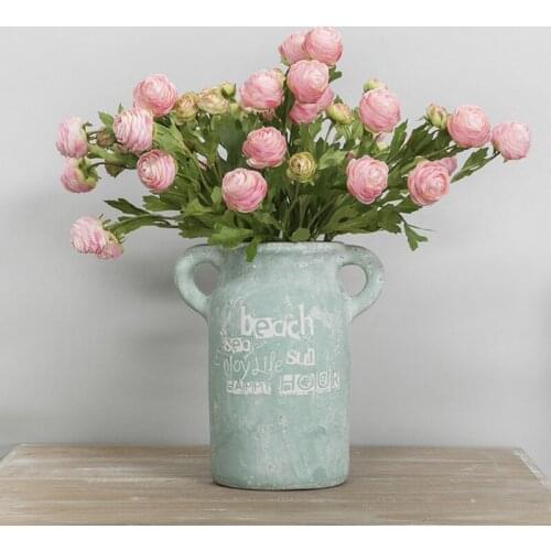 Home Plant Indoor Decoration 3 Head Fake Silk Lotus Flower Bouquet Table Flower Lotus Artificial For Wedding Home Decor