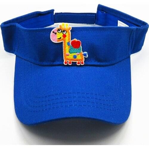 Ldslyjr Cartoon Giraffe Embroidery Visors Baseball Cap Adjustable Snapback Cap for Men and Women 361