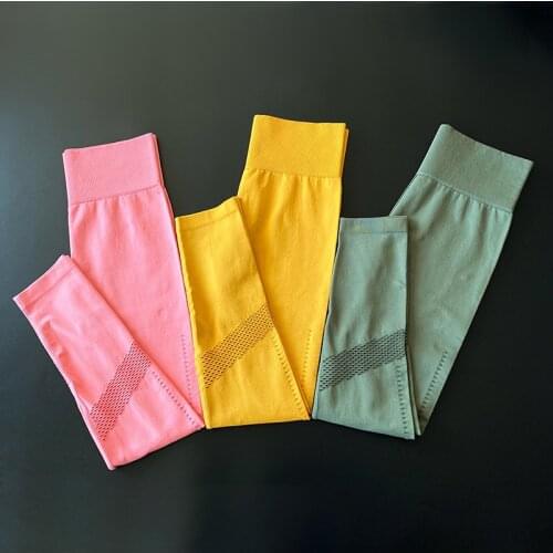 Gym Women Vital Seamless Leggings Elastic Exercise High Waist Sexy Yoga Pants for Women Activewear Fitness Running Slim Thights