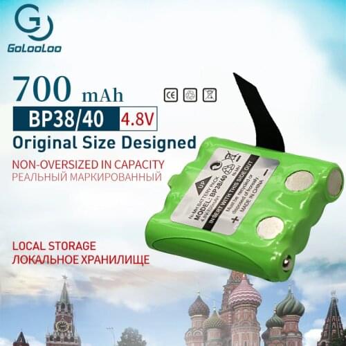 NI-MH Bateria Battery For Uniden BP-38 BP38 BP-40 BT-1013 BT-537 For MOTOROLA T6 T7 T8 TLKR T4 T5 Series Model 4.8v 700mAh