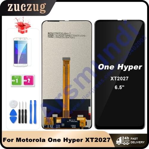 Original 6.5" For Motorola Moto One Hyper XT2027 LCD Display Touch Screen Digitizer For Motorola OneHyper XT2027-1