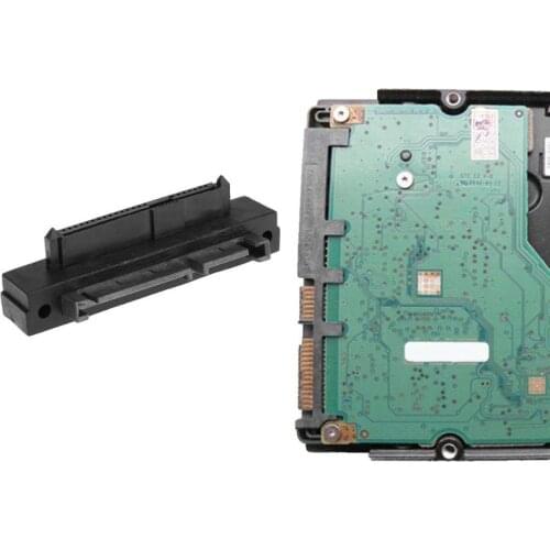 22Pin SATA Male to 22Pin SAS Female Port Extension Converter Adapter Converts SATA HDD to SAS port