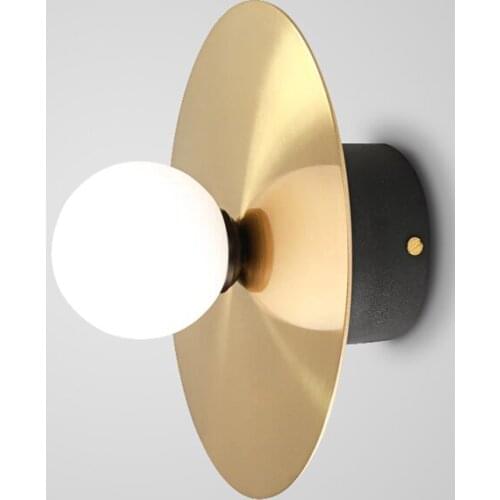 Postmodern Minimalist Led Wall Lamp Creative Personality Living Room Bedroom Bedside Entrance Hotel Staircase Corridor Wall Lamp
