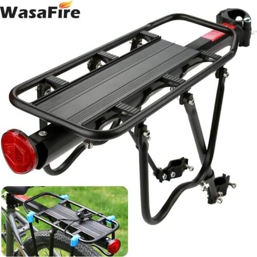 Bicycle Cargo Racks 50KG Load Road Mountain Bike Luggage Carrier Bicycle Rear Seat Aluminum Alloy Cycling Seatpost Trunk Shelf
