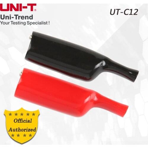 UNI-T UT-C12 Through hole alligator clip (with protector) ; for UT105, UT106, UT108, UT109, UT71 series, UT803, UT804, UT805A
