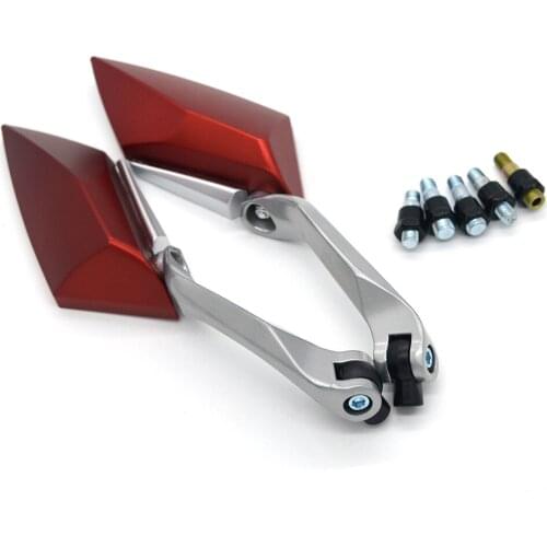 5 Colors Grips Aluminum Rod View Universal Motorcycle Rearview Mirror Modified