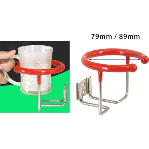 Universal Boat Ring Cup Drink Holder Desk Beer Rack Wall Mount Cupholder for Marine Yacht Car Truck RV 79mm/ 89mm