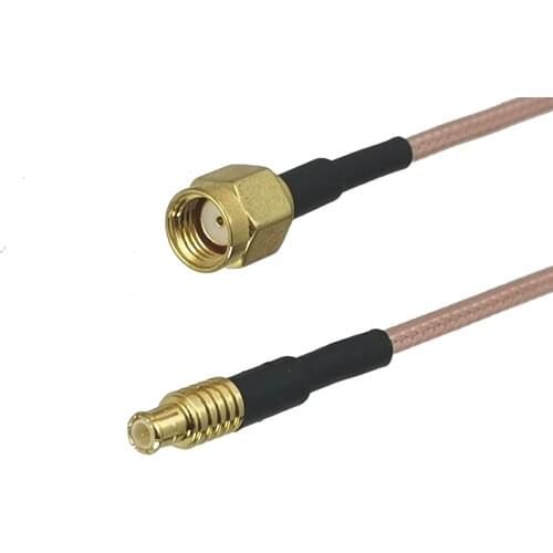 1Pcs RG316 RP-SMA Male Jack to MCX Male Plug Connector RF Coaxial Jumper Pigtail Cable For Radio Antenna 4inch~10M