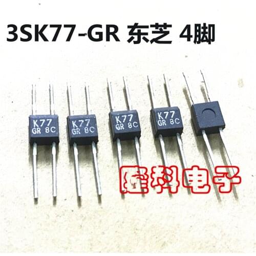 10PCS-20PCS 3SK77-GR 3SK77-G 3SK77 K77 field effect transistor MOS tube 4 Pin new and original