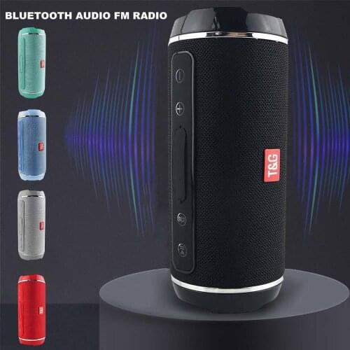 10w Portable Wireless Bluetooth Speaker Waterproof Stereo Bass USB/TF/AUX MP3 Portable Music Player