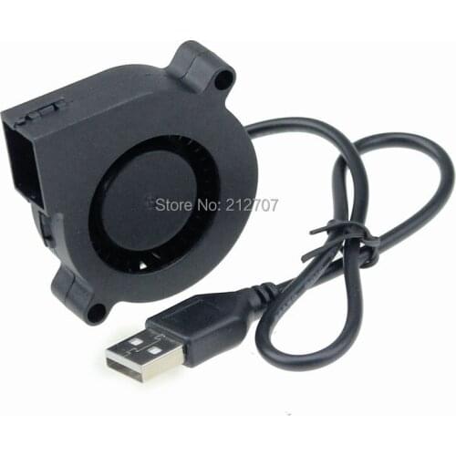 100PCS Gdstime 5015s DC 5V USB 5CM 50mm 50x50x15mm PC Computer Case Cooling Cooler 5015 Centrifugal Blower Fan Fans