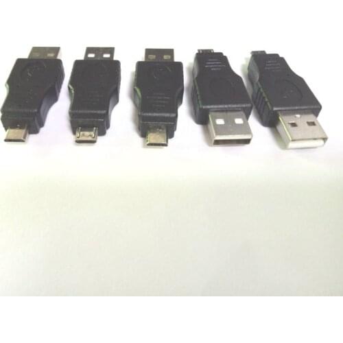 100 Pcs LOT NEW USB 2.0 A Male to Micro USB B 5 Pin Male Plug Adapter CONNECTOR New