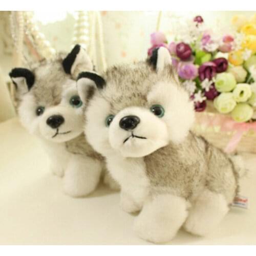 18cm Husky Dog Toy The Kawaii Simulation Husky Dog Plush Toy Birthday Gift Tor Baby Kids Stuffed Toy