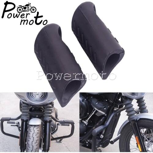 Motorcycle 32mm Left & Right Engine Guard Crash Bar Rubber Knee Leg Protector Cover For Harley Honda Yamaha Suzuki Kawasaki BMW