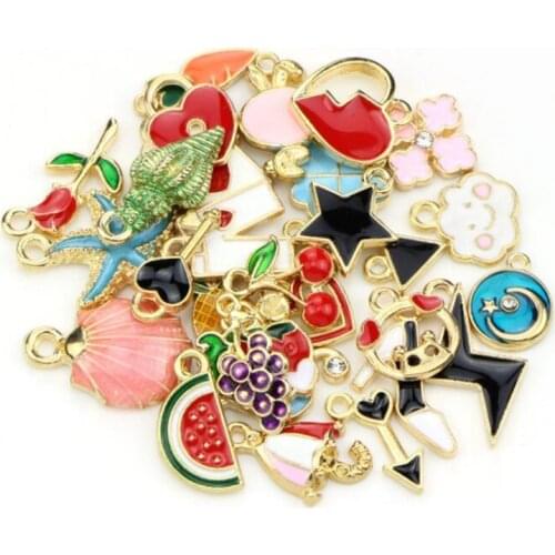 20pcs 30pcs 40pcs Mixed Pendant Charms Metal Animal Birds Charms Handmade DIY Bracelet Pendant Neacklace Clips Jewelry Making