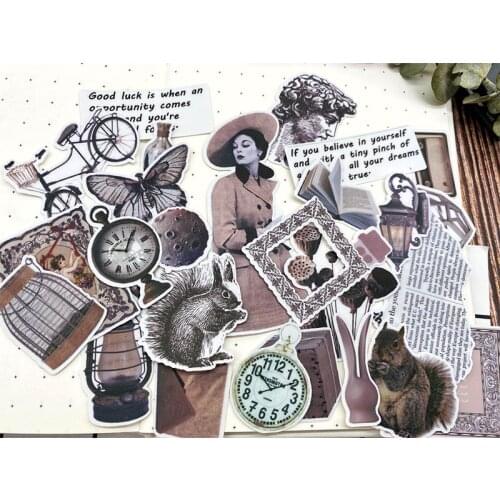 24pcs/bagDIY stickers fresh small items 2 series scrapbooking album journal project happy planner decoration stickers