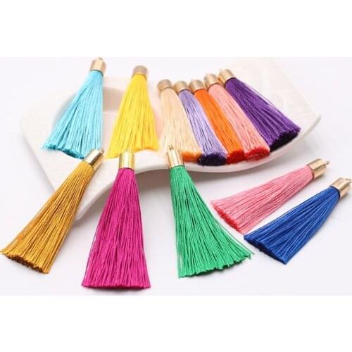 5CM mini silk tassel / jewelry accessories / earrings accessories / DIY production / tassel pendant curtain clothing home decora